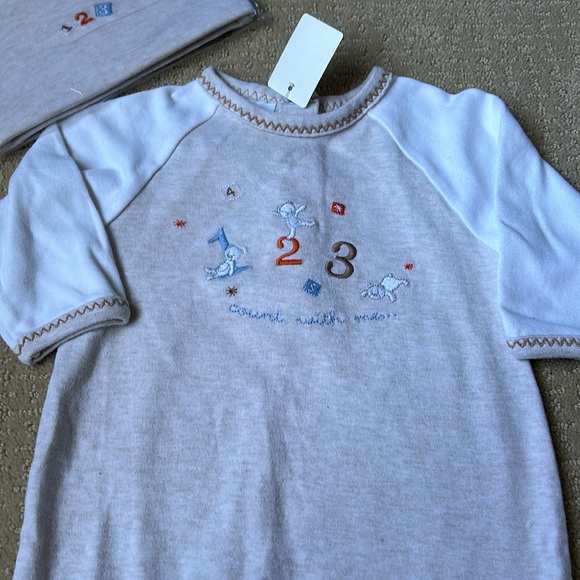 NWT Crème de la Crème Pima Cotton Bear Layette Set 3-6 Months - Picture 6 of 7